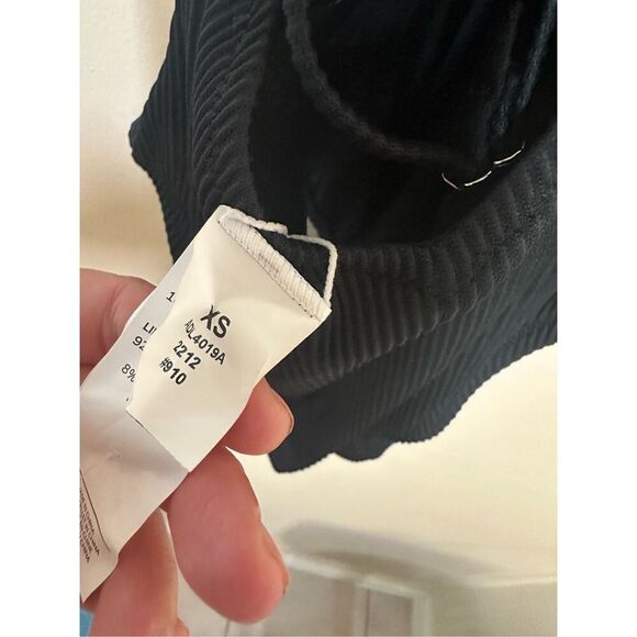 Cupshe Black Ribbed Plunge One Piece Swimsuit Size XS - Picture 5 of 5